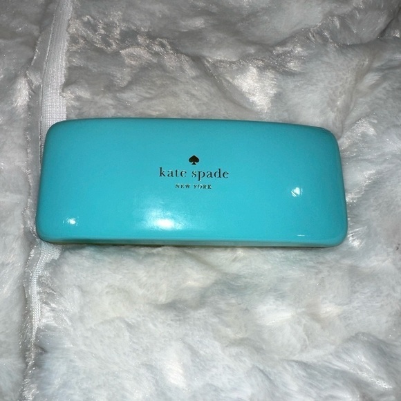 Kate Spade Blue Green Eyeglasses Sunglasses Hard Case - Picture 1 of 5